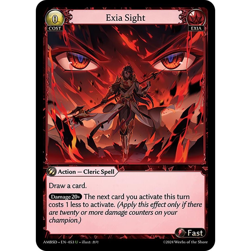 Image for Exia Sight (053) (Mortal Ambition Starter Decks) - Grand Archive TCG
