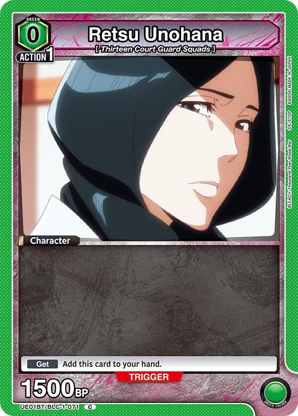 Image for Retsu Unohana (071) (Box Topper Foil) (UE01BT/BLC-1-071) (UE01BT: BLEACH: Thousand-Year Blood War) (UE01BT) - Union Arena