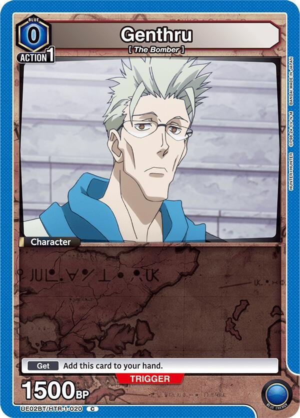 Image for Genthru (020) (Box Topper Foil) (UE02BT/HTR-1-020) (UE02BT: HUNTER X HUNTER) (UE02BT) - Union Arena