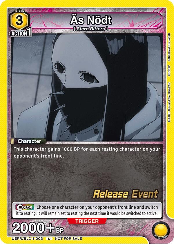 Image for As Nodt (003) (UEPR/BLC-1-003) (UE01BT: BLEACH: Thousand-Year Blood War Release Event Cards) (UE01BT_RE) - Union Arena
