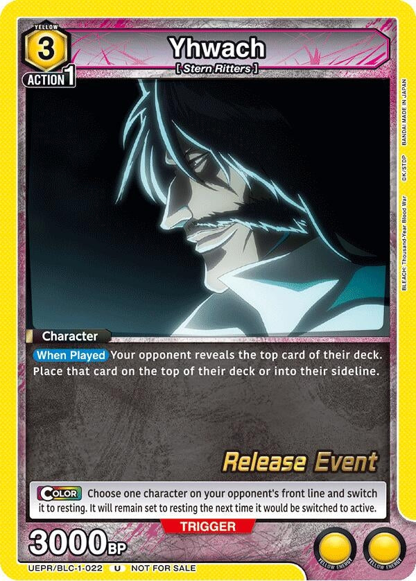 Image for Yhwach (022) (UEPR/BLC-1-022) (UE01BT: BLEACH: Thousand-Year Blood War Release Event Cards) (UE01BT_RE) - Union Arena