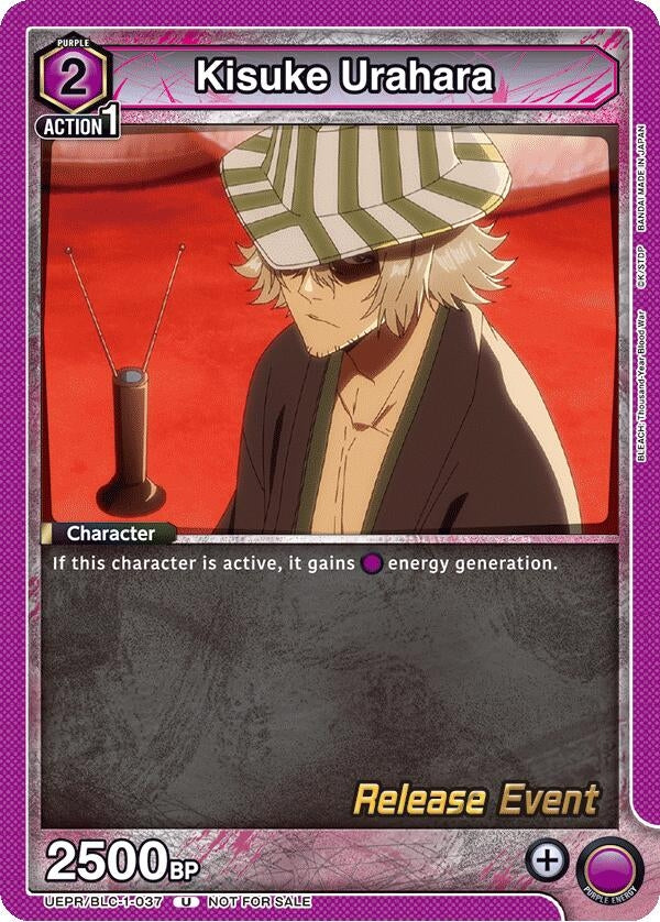 Image for Kisuke Urahara (037) (UEPR/BLC-1-037) (UE01BT: BLEACH: Thousand-Year Blood War Release Event Cards) (UE01BT_RE) - Union Arena
