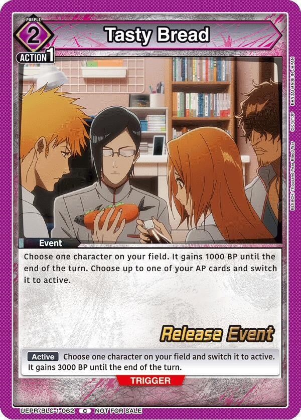 Image for Tasty Bread (UEPR/BLC-1-062) (UE01BT: BLEACH: Thousand-Year Blood War Release Event Cards) (UE01BT_RE) - Union Arena