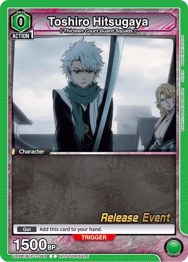 Image for Toshiro Hitsugaya (083) (UEPR/BLC-1-083) (UE01BT: BLEACH: Thousand-Year Blood War Release Event Cards) (UE01BT_RE) - Union Arena