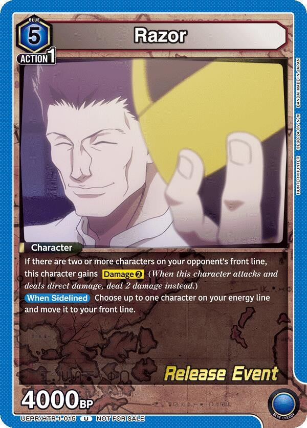 Image for Razor (015) (UEPR/HTR-1-015) (UE02BT: HUNTER X HUNTER Release Event Cards) (UE02BT_RE) - Union Arena