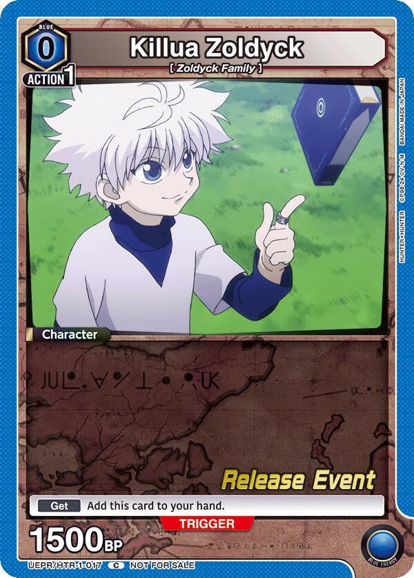 Image for Killua Zoldyck (017) (UEPR/HTR-1-017) (UE02BT: HUNTER X HUNTER Release Event Cards) (UE02BT_RE) - Union Arena