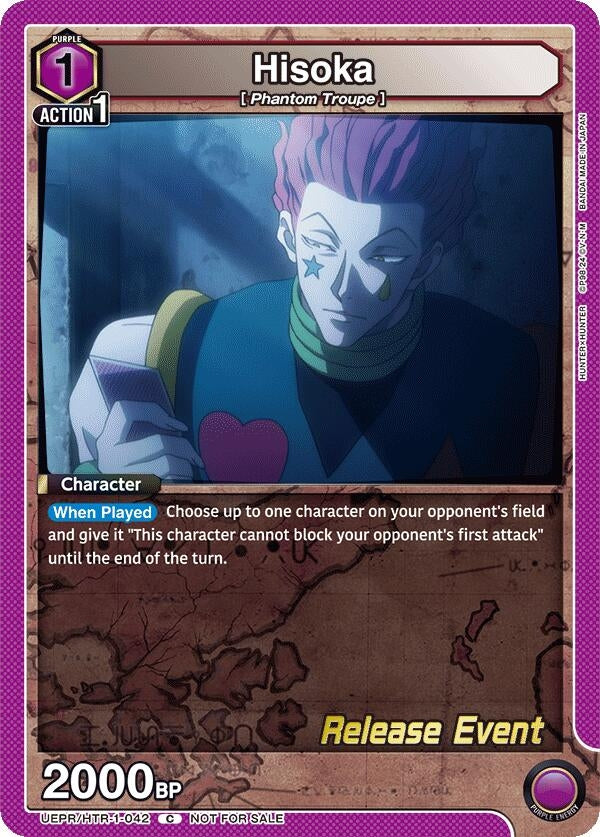 Image for Hisoka (042) (UEPR/HTR-1-042) (UE02BT: HUNTER X HUNTER Release Event Cards) (UE02BT_RE) - Union Arena