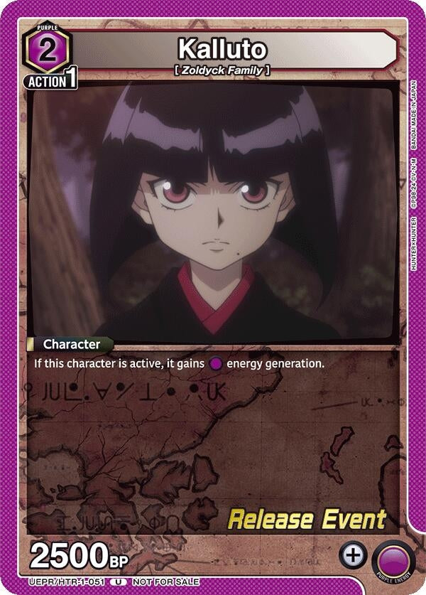 Image for Kalluto (UEPR/HTR-1-051) (UE02BT: HUNTER X HUNTER Release Event Cards) (UE02BT_RE) - Union Arena