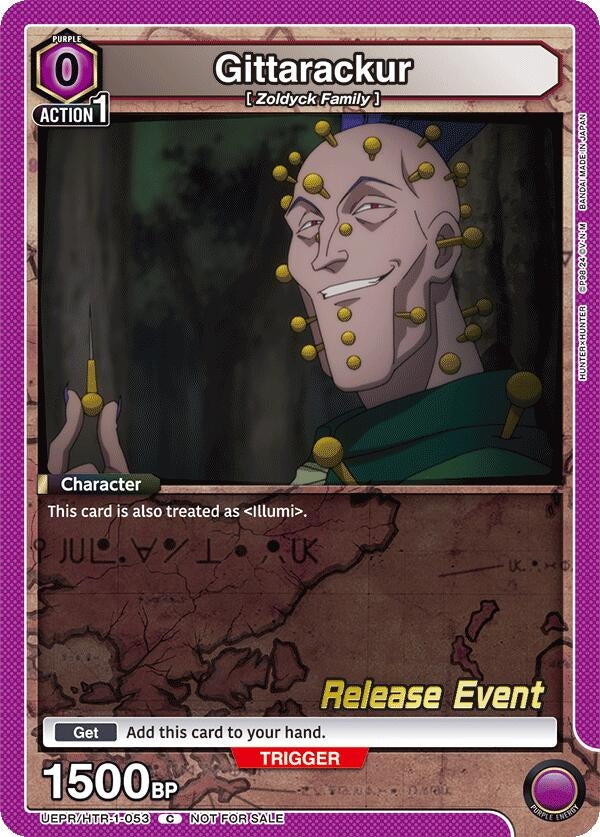 Image for Gittarackur (UEPR/HTR-1-053) (UE02BT: HUNTER X HUNTER Release Event Cards) (UE02BT_RE) - Union Arena