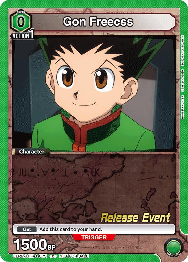 Image for Gon Freecss (075) (UEPR/HTR-1-075) (UE02BT: HUNTER X HUNTER Release Event Cards) (UE02BT_RE) - Union Arena