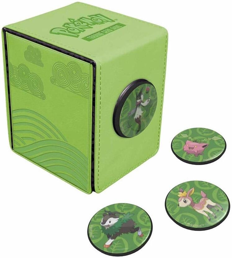 Image for Pokemon Gallery Series - Alcove Click Deck Box (Morning Meadow) - Deck Boxes
