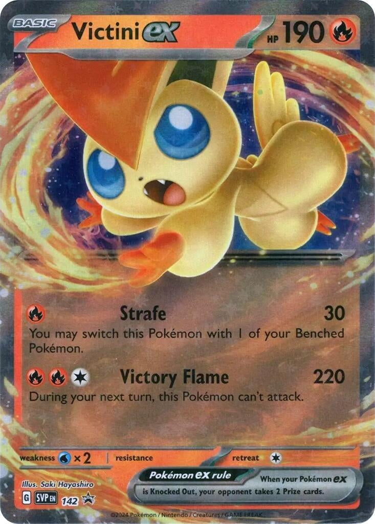 Image for Victini ex - 142 (142) (SV: Scarlet & Violet Promo Cards) (SVP) - Pokemon