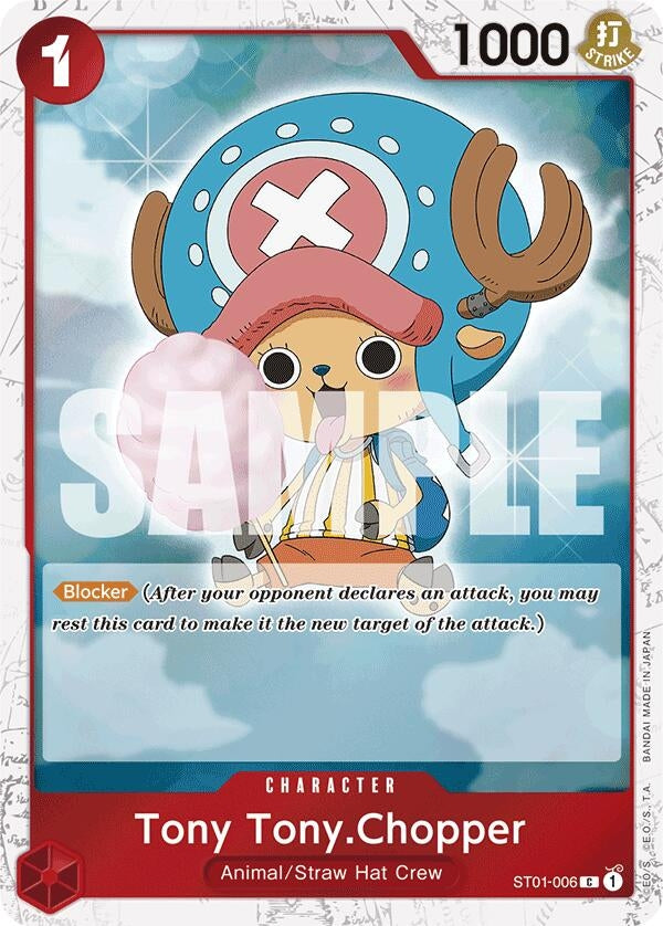 Image for Tony Tony.Chopper (ST01-006) (Jolly Roger Foil) (ST01-006) (Premium Booster -The Best-) (PRB-01) - One Piece Card Game