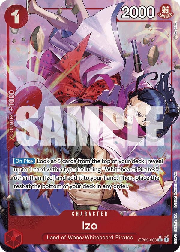 Image for Izo (OP03-003) (Alternate Art) (OP03-003) (Premium Booster -The Best-) (PRB-01) - One Piece Card Game
