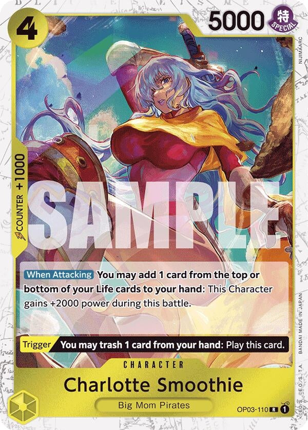 Image for Charlotte Smoothie (Jolly Roger Foil) (OP03-110) (Premium Booster -The Best-) (PRB-01) - One Piece Card Game