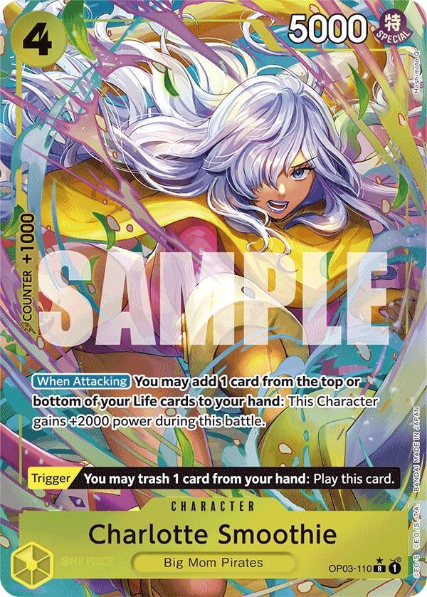 Image for Charlotte Smoothie (Alternate Art) (OP03-110) (Premium Booster -The Best-) (PRB-01) - One Piece Card Game