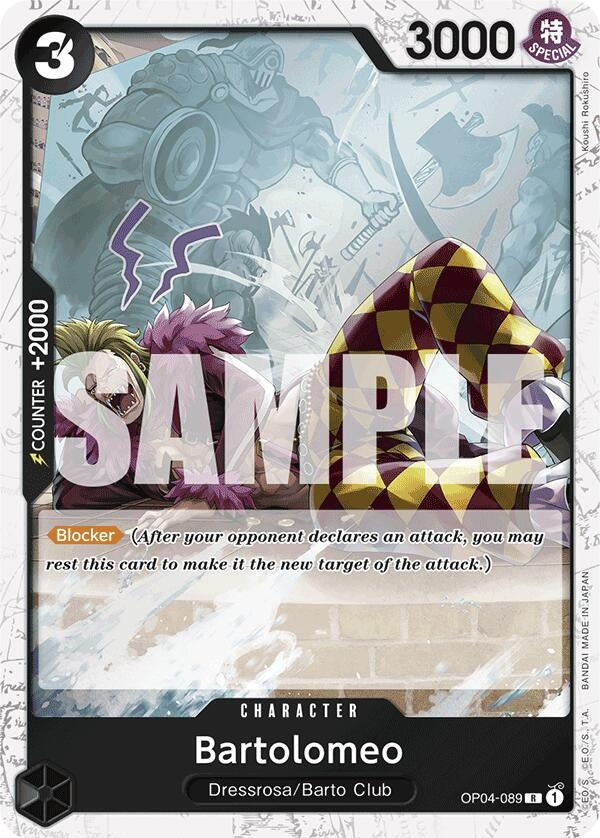 Image for Bartolomeo (OP04-089) (Jolly Roger Foil) (OP04-089) (Premium Booster -The Best-) (PRB-01) - One Piece Card Game