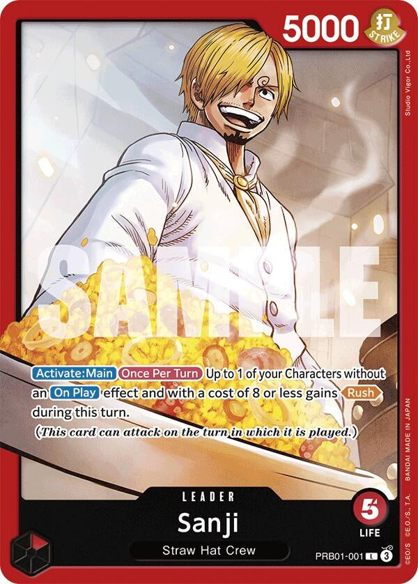 Image for Sanji (PRB01-001) (PRB01-001) (Premium Booster -The Best-) (PRB-01) - One Piece Card Game