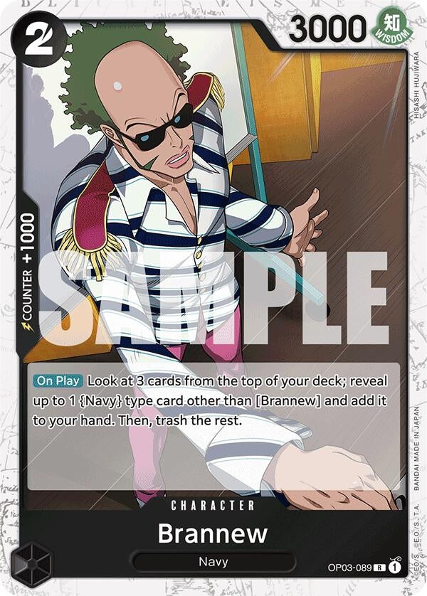 Image for Brannew (Jolly Roger Foil) (OP03-089) (Premium Booster -The Best-) (PRB-01) - One Piece Card Game