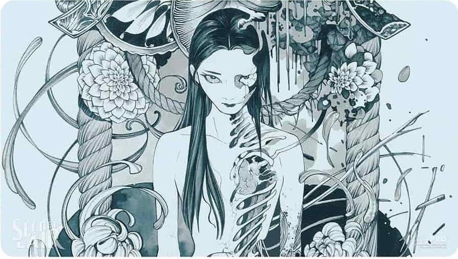 Image for Secret Lair 2024: Peach Momoko - Deep Thoughts Deep Feelings: Visions of Beyond Playmat for Magic: The Gathering - Playmats
