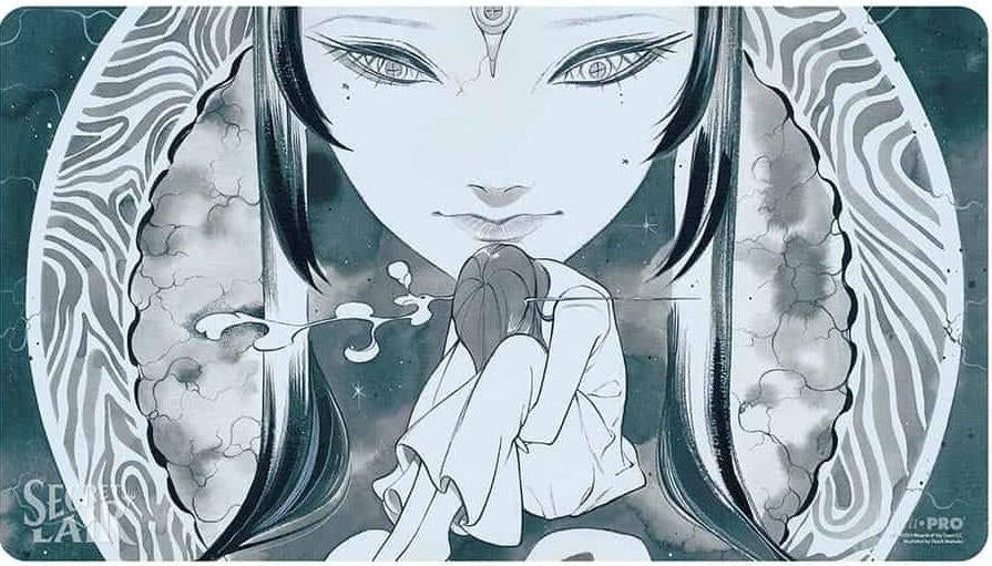 Image for Secret Lair 2024: Peach Momoko - Deep Thoughts Deep Feelings: Drown in Dreams Playmat for Magic: The Gathering - Playmats