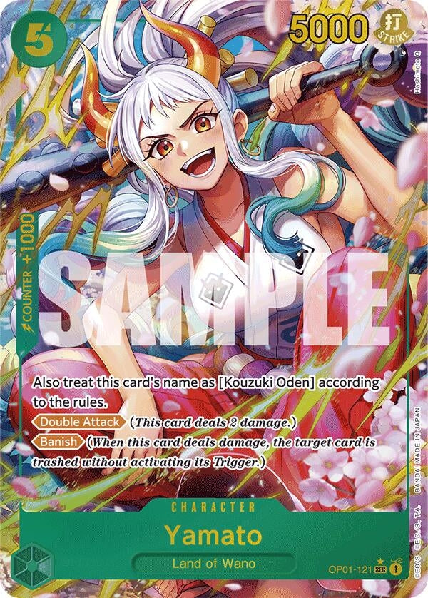 Image for Yamato (OP01-121) (Alternate Art) (OP01-121) (Premium Booster -The Best-) (PRB-01) - One Piece Card Game