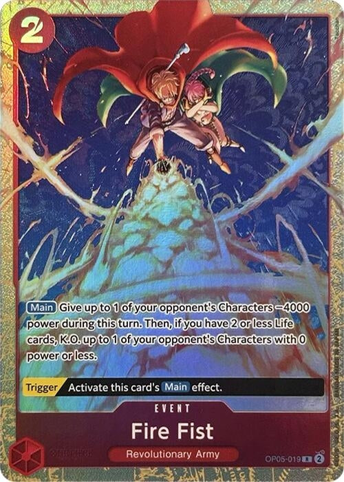 Image for Fire Fist (Premium Card Collection -Best Selection Vol. 2-) (OP05-019) (One Piece Promotion Cards) (OP-PR) - One Piece Card Game