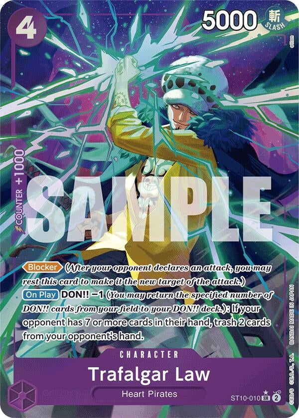 Image for Trafalgar Law (ST10-010) (Alternate Art) (ST10-010) (Premium Booster -The Best-) (PRB-01) - One Piece Card Game