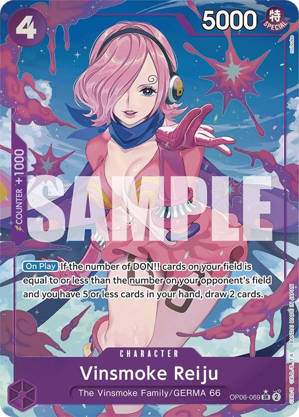 Image for Vinsmoke Reiju (OP06-069) (Alternate Art) (OP06-069) (Premium Booster -The Best-) (PRB-01) - One Piece Card Game
