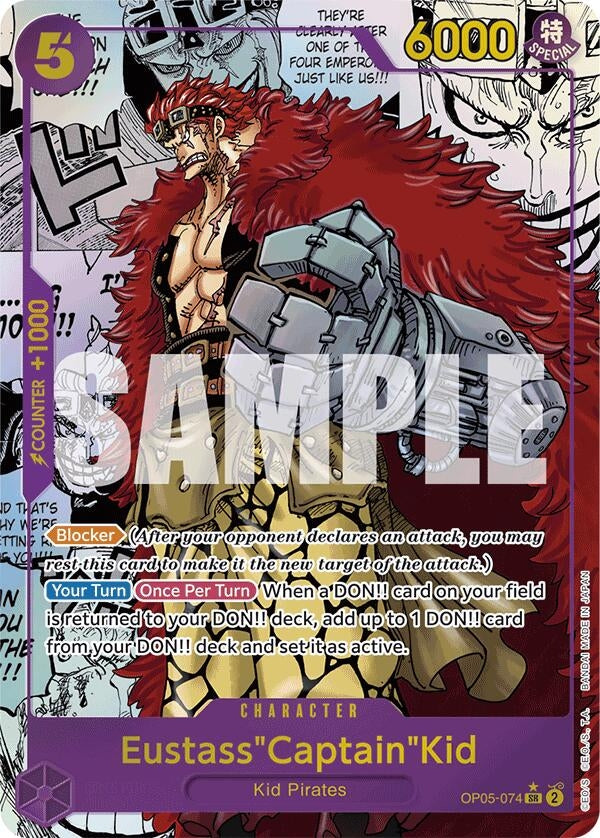 Image for Eustass"Captain"Kid (OP05-074) (Manga) (OP05-074) (Premium Booster -The Best-) (PRB-01) - One Piece Card Game