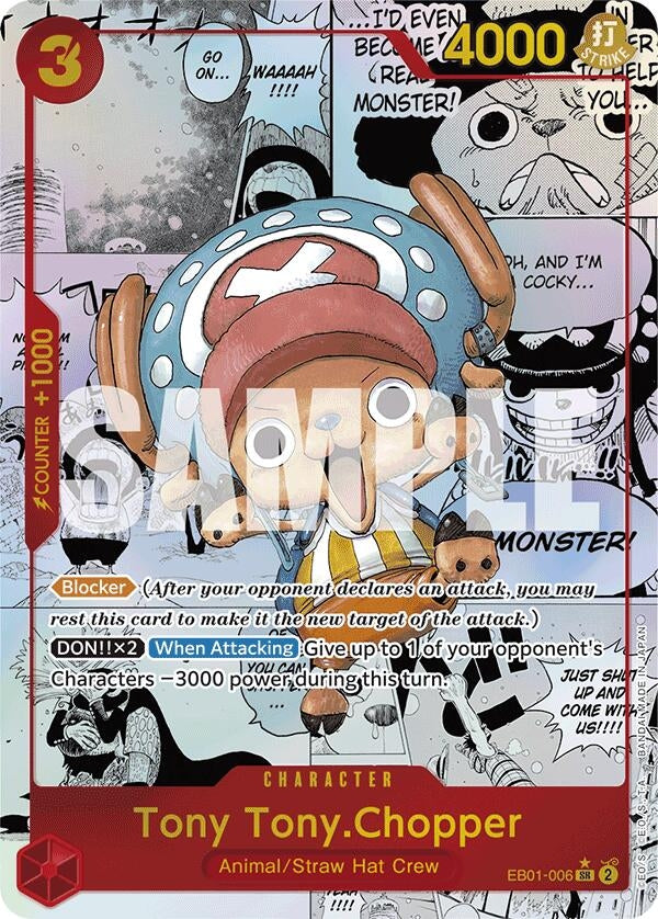 Image for Tony Tony.Chopper (EB01-006) (Manga) (EB01-006) (Premium Booster -The Best-) (PRB-01) - One Piece Card Game