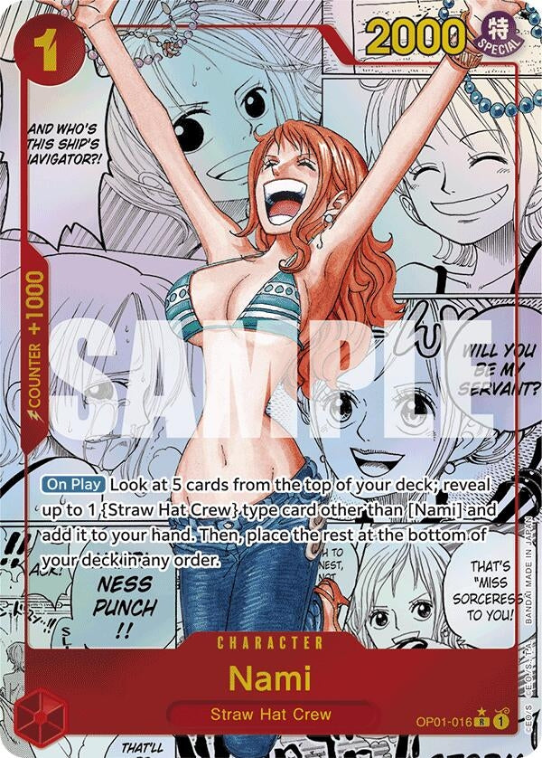 Image for Nami (OP01-016) (Manga) (OP01-016) (Premium Booster -The Best-) (PRB-01) - One Piece Card Game