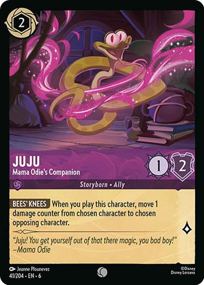 Image for Juju - Mama Odie's Companion (41/204) (Azurite Sea) (6) - Disney Lorcana