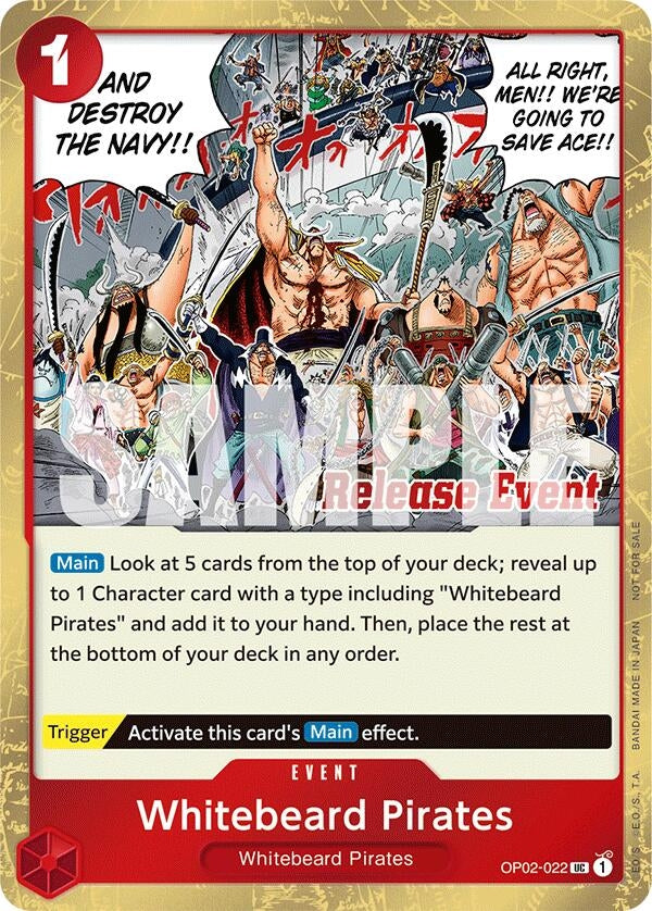 Image for Whitebeard Pirates (ST15 - ST20 Release Event Winner Pack) (OP02-022) (One Piece Promotion Cards) (OP-PR) - One Piece Card Game