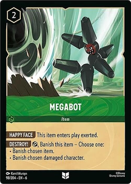 Image for Megabot (98/204) (Azurite Sea) (6) - Disney Lorcana