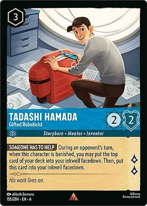 Image for Tadashi Hamada - Gifted Roboticist (155/204) (Azurite Sea) (6) - Disney Lorcana