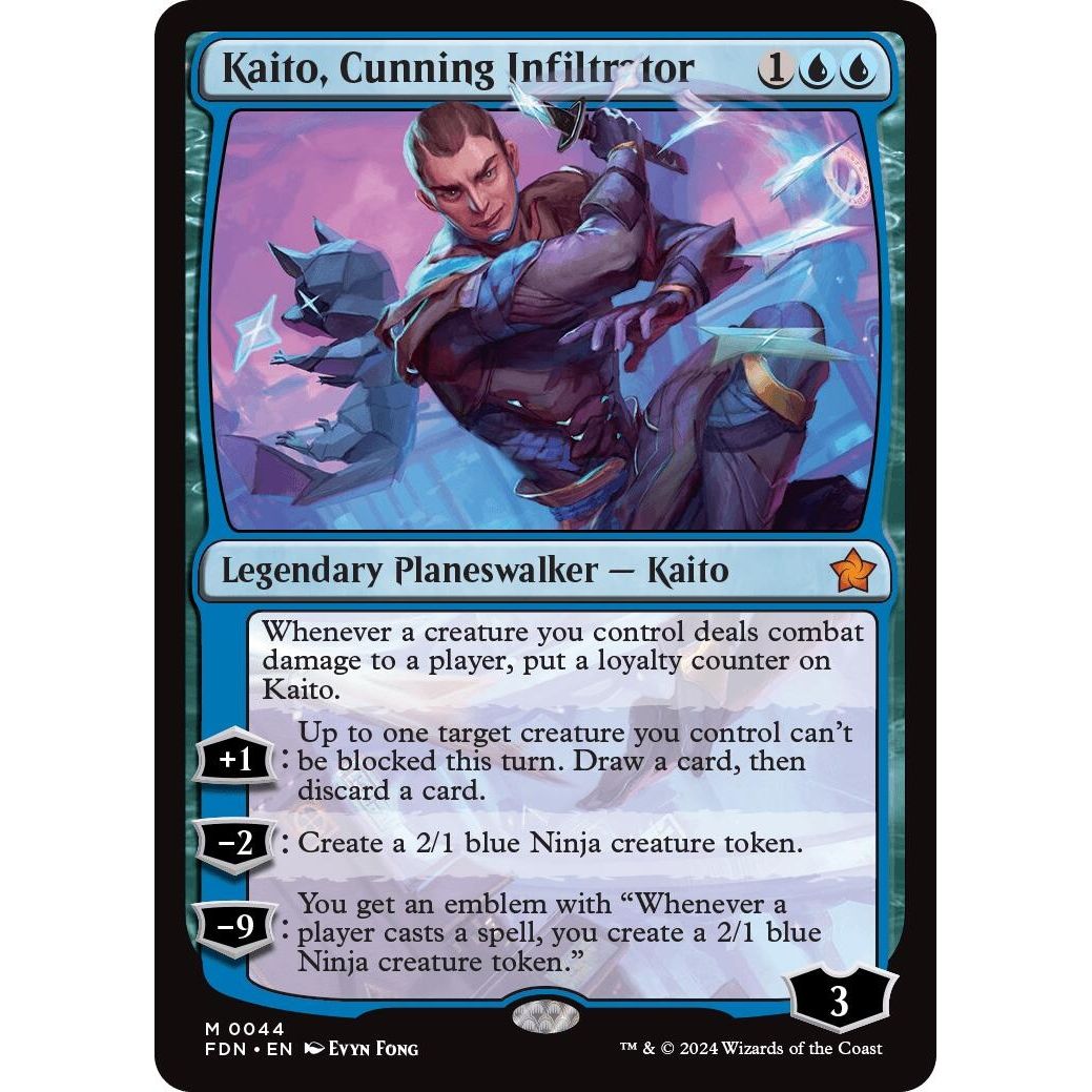 Kaito, Cunning Infiltrator (44) (Foundations) - PokeBox USA