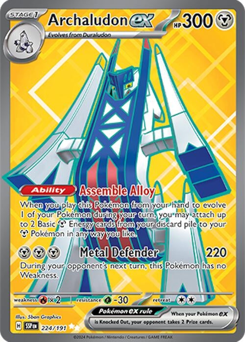 Archaludon ex (224/191) (SV08: Surging Sparks) - PokeBox USA