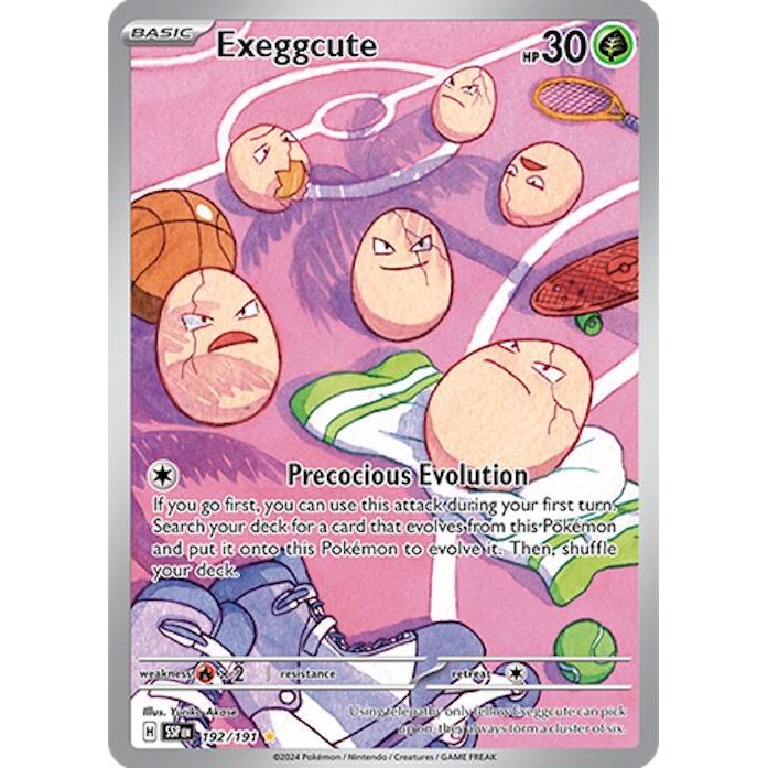 Image for Exeggcute (192/191) (SV08: Surging Sparks) - Pokemon