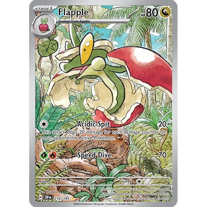Image for Flapple (210/191) (SV08: Surging Sparks) - Pokemon