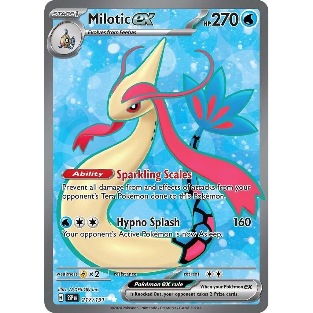 Milotic ex (217/191) (SV08: Surging Sparks) - PokeBox USA
