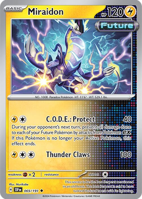 Image for Miraidon (069/191) (SV08: Surging Sparks) - Pokemon