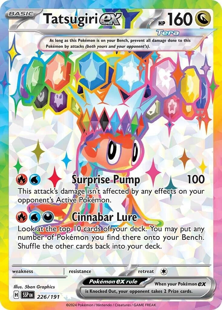 Tatsugiri ex (226/191) (SV08: Surging Sparks) - PokeBox USA