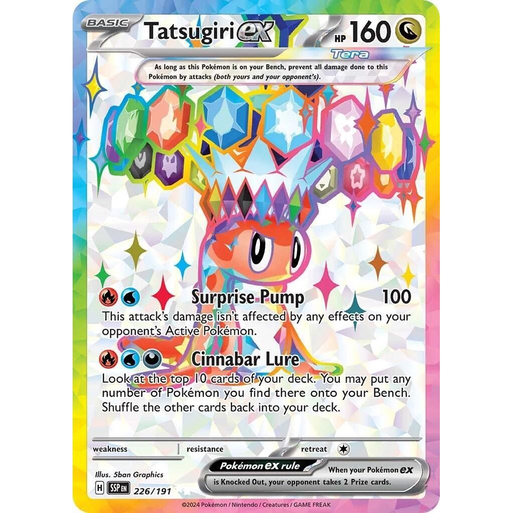Tatsugiri ex (226/191) (SV08: Surging Sparks) - PokeBox USA