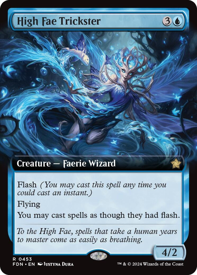 High Fae Trickster (Extended Art) (453) (Foundations)