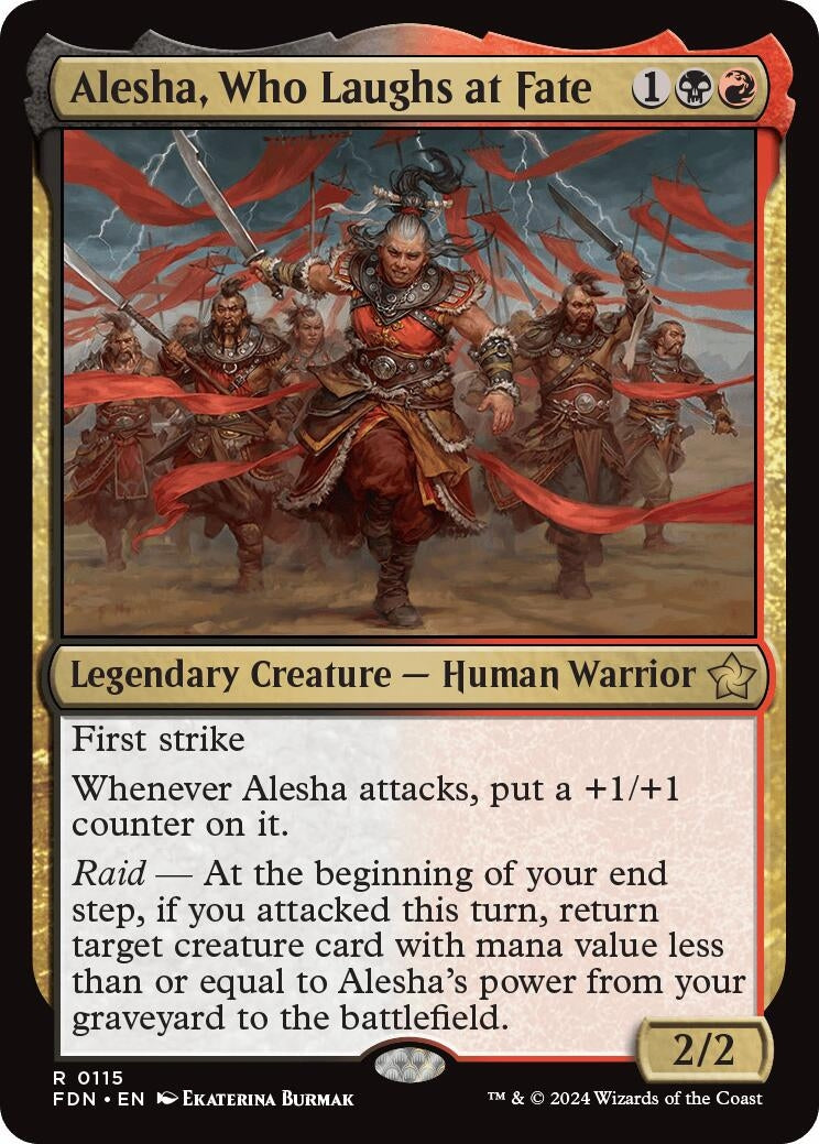 Alesha, Who Laughs at Fate (115) (Foundations) - PokeBox USA