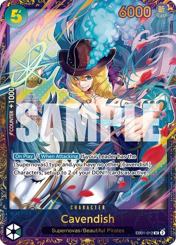 Image for Cavendish (Treasure Cup 2024) (EB01-012) (One Piece Promotion Cards) (OP-PR) - One Piece Card Game