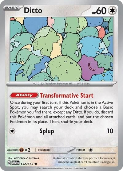 Image for Ditto (132/165) (Deck Exclusives) (PR) - Pokemon