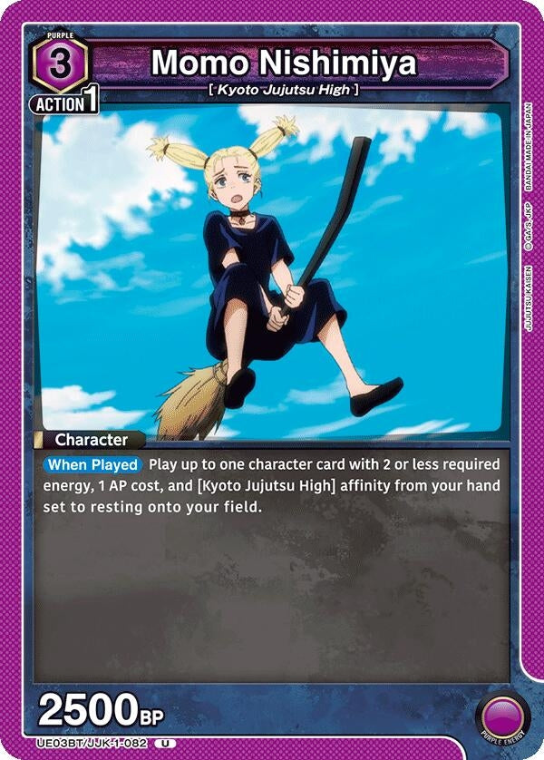 Image for Momo Nishimiya (UE03BT/JJK-1-082) (UE03BT: Jujutsu Kaisen) (UE03BT) - Union Arena