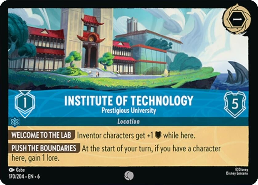 Image for Institute of Technology - Prestigious University (170/204) (Azurite Sea) (6) - Disney Lorcana